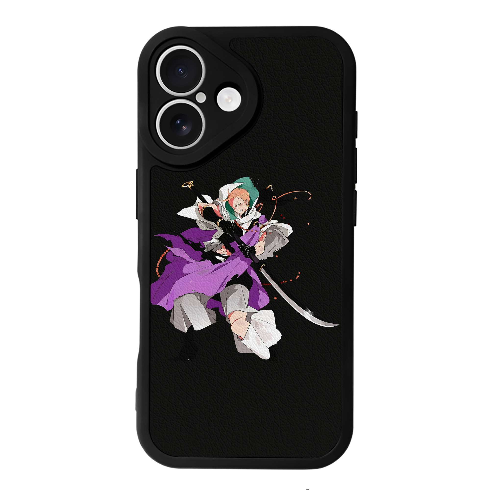 （画像用） 刀剣乱舞 Touken Ranbu 【iPhone 16シリーズ対応】シリコンスマホケース（レザー調） 材質：シリコン